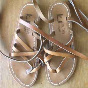 KJ Jacques wrap sandal